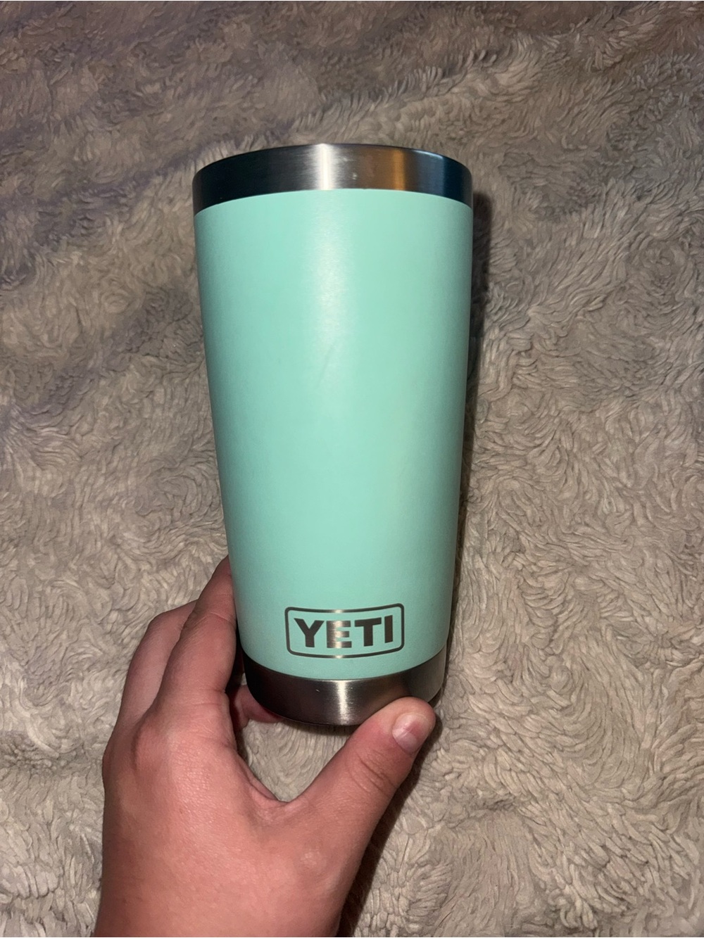 Yeti Mint Green Stainless Steel Tumbler - Insulated Drink Cup